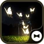 luminescent butterflies android application logo